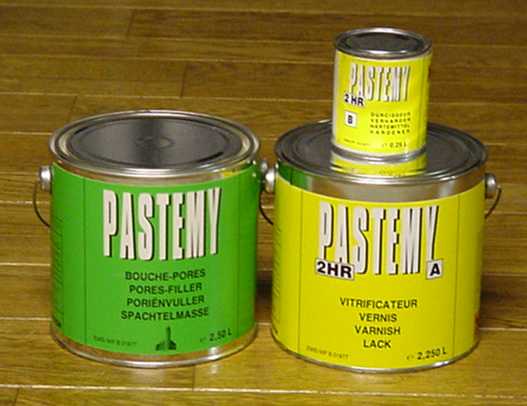 poriënvuller - vernis Pastemy